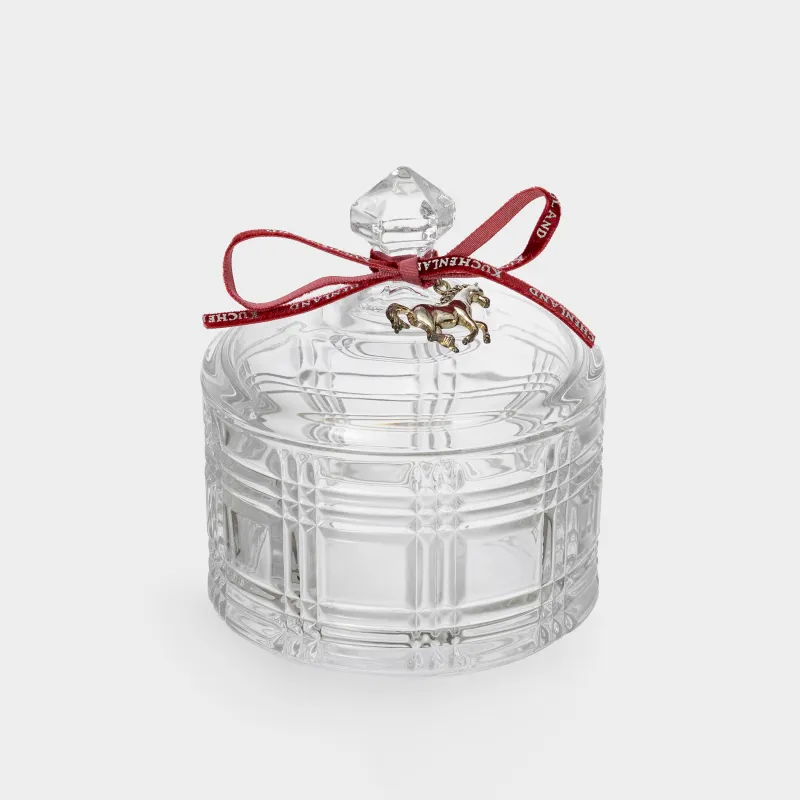 Емкость для хранения, 12х см, 250 мл, с подвеской, стекло Р, Конь, Zero