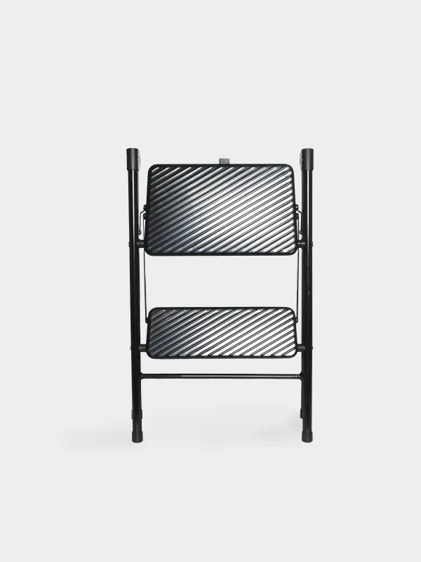 Стремянка, 63х47 см, 2 ступеньки, Compact black, image-2