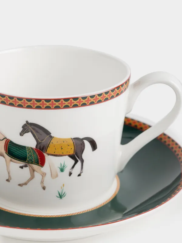 Пара чайная, 250 мл, Кони, Blue wind, image-2