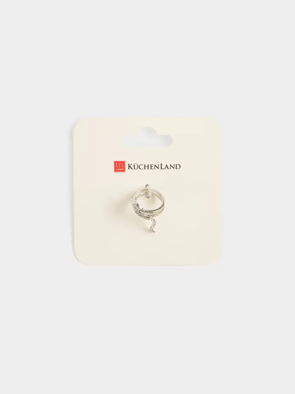 Кольцо, Змея, Jewelry crystal, image-2