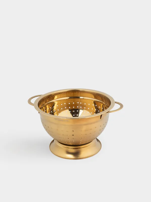 Дуршлаг, 22 см, с ручками, Classic gold, image-1