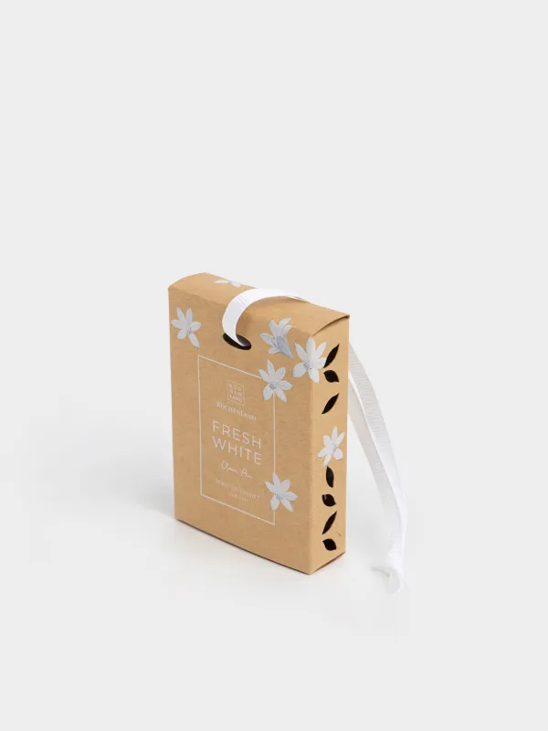 Саше ароматическое, 11x8 см, подвесное, с ароматическим спреем, Clear Air, Fresh white, image-4