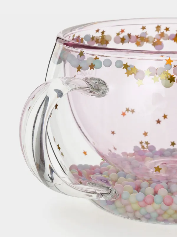 Кружка, 270 мл, с шариками, Звезды, Air sparkly, image-3