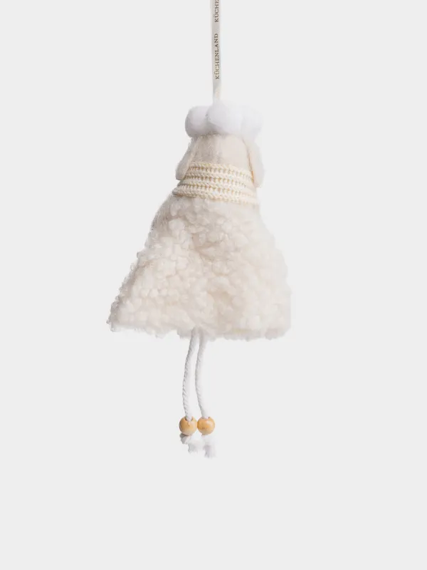 Игрушка елочная, 20 см, Овечка, Figure Christmas Fuzz, image-1