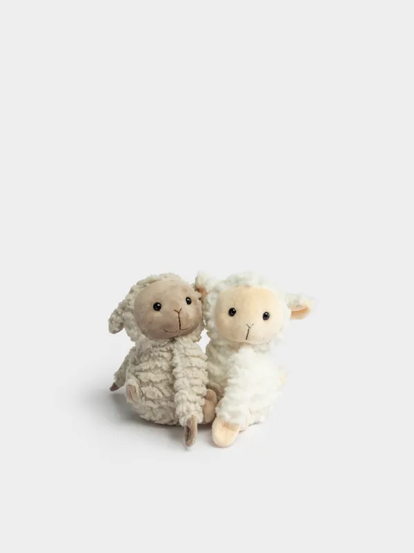 Игрушка, 20 см, 2 шт, мягкая, Обнимающиеся овечки, Lamb toy, image-0