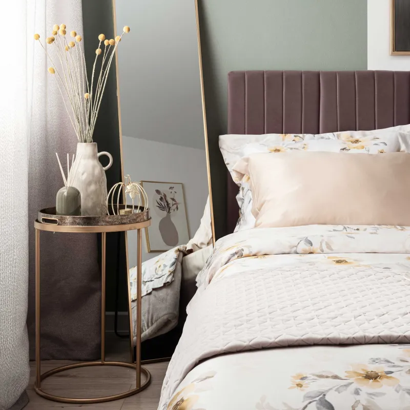 Подставка для подноса, 54 см, металл, круглая, золотистая, Trend, image-3