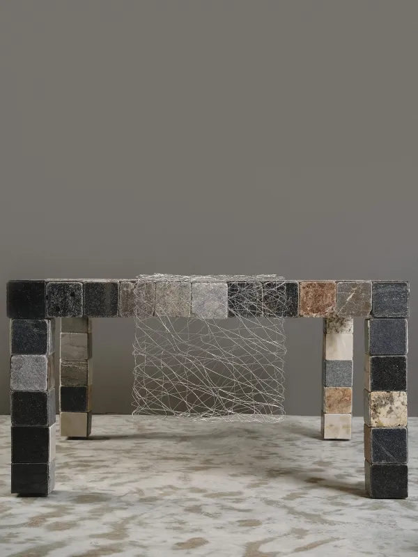 Дорожка настольная, 40х160 см, целлюлоза/ПЭТ, серебристая, Паутинка, Azhur Grid, image-2