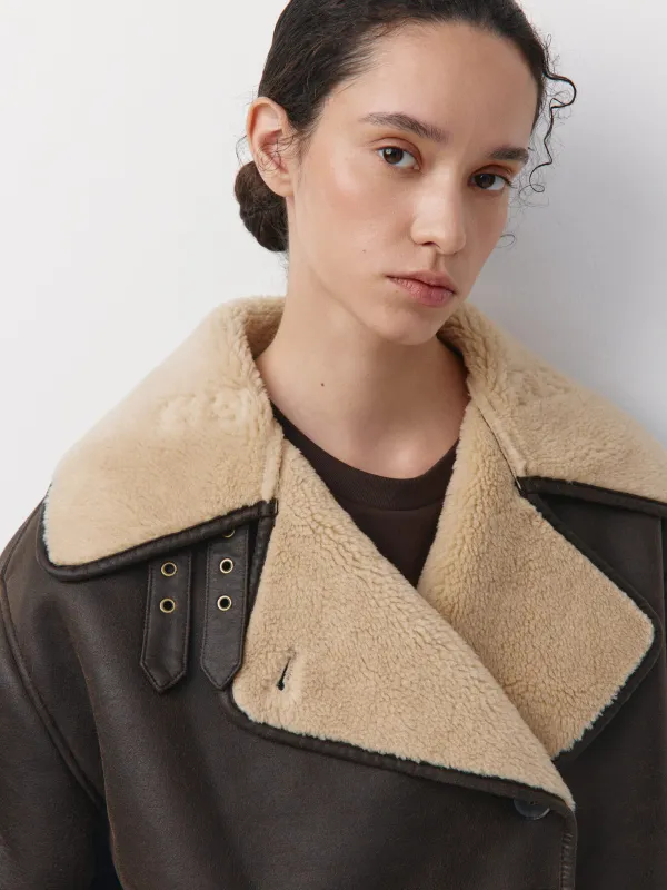 Дубленка из экокожи, Briar, image-2