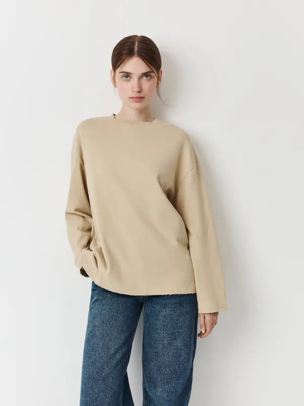 Лонгслив бежевый, Tete, image-0