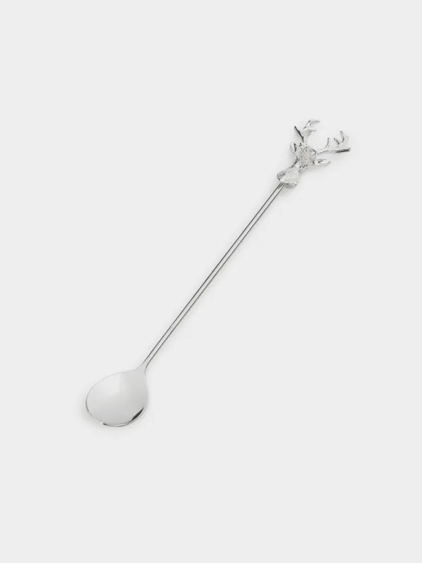 Ложка десертная, 20 см, 2 шт, сталь, Олень, Arctic deer, image-2