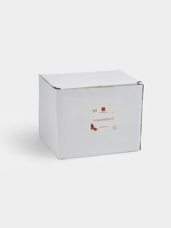 Емкость для хранения, 16х14 см, 950 мл, керамика, бордово-золотистая, Гранат, Pomegranate, image-5