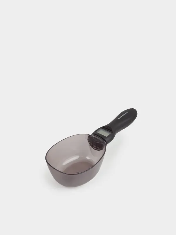 Весы-ложка для корма домашних животных, 23х9 см, электронные, пластик, черные, Pet, image-1