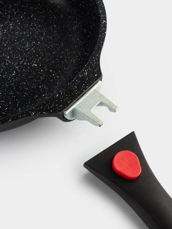 Сковорода, 24 см, съемная ручка, с покрытием, алюминий, Solution Red 2, image-6