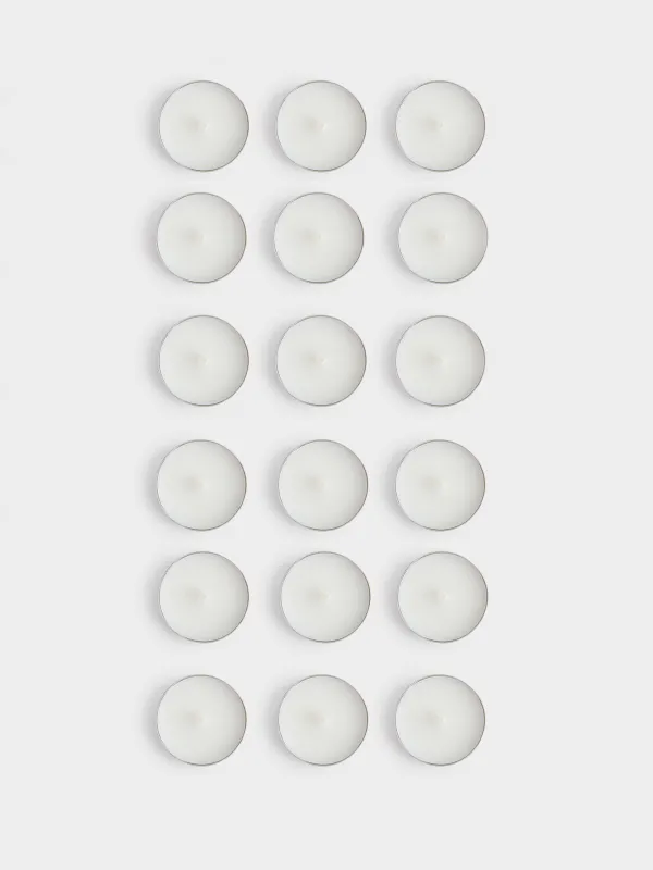 Свеча ароматическая, 4 см, 18 шт, чайная, Cinnamon, Luxury white, image-0