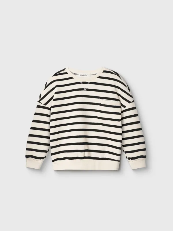 Свитшот детский, для девочек, бело-черный, Blaina, image-6