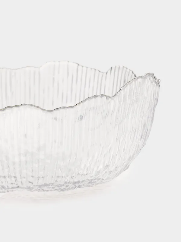 Салатник, 20х9 см, с серебристым кантом, Argos silver, image-3
