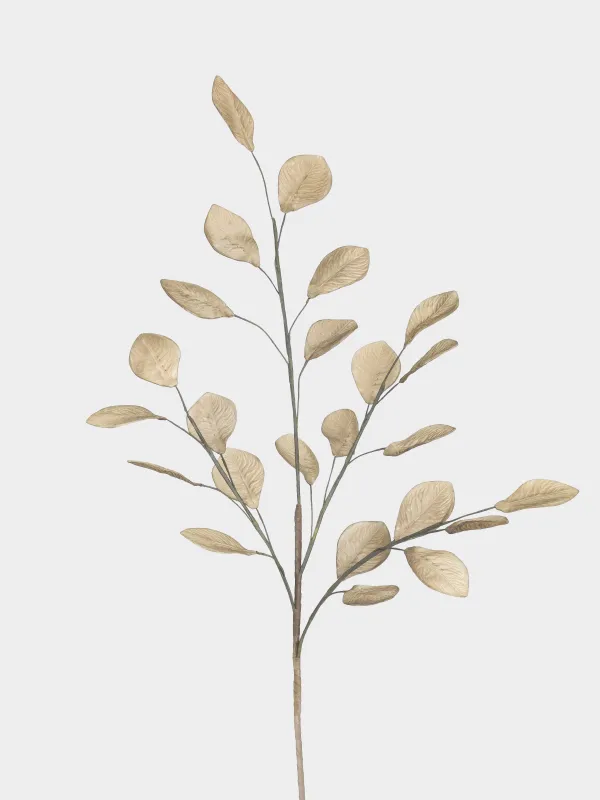 Ветка декоративная, 1,1 м, пластик/бумага, Листья, Broadleaf decor, image-1