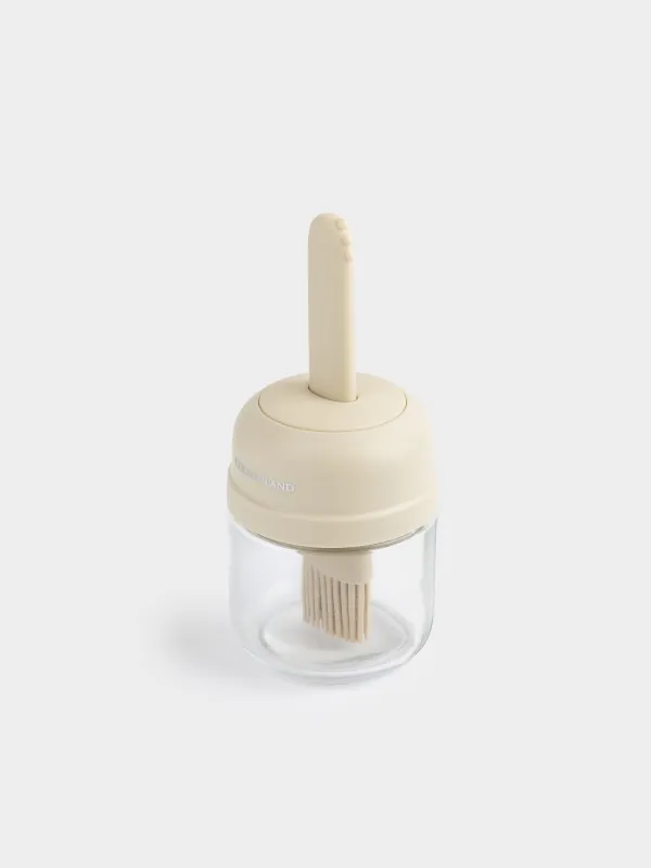 Контейнер для масла, 180 мл, с кисточкой, Milk kitchen, image-1