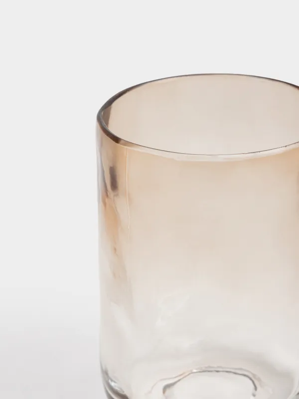 Стакан для ванной комнаты, 10 см, стекло, коричневый, Градиент, Rachas, image-2