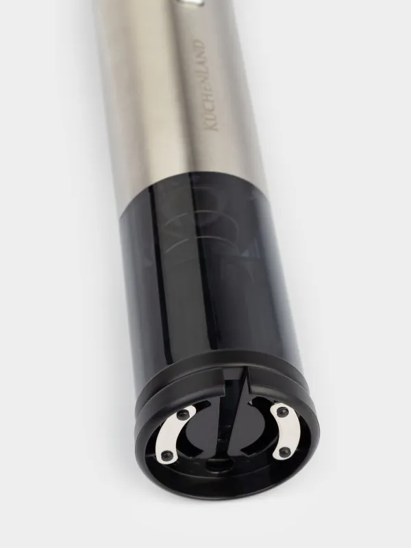 Штопор электрический, 22 см, с резаком для фольги, сталь/пластик, LED B, Bar, image-5