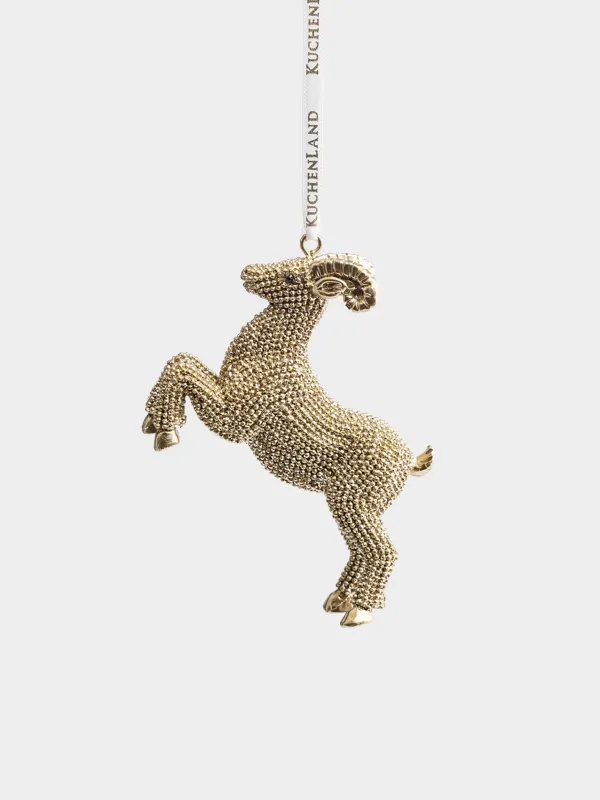 Игрушка елочная, 8 см, Баран, Figure sparkle, image-0