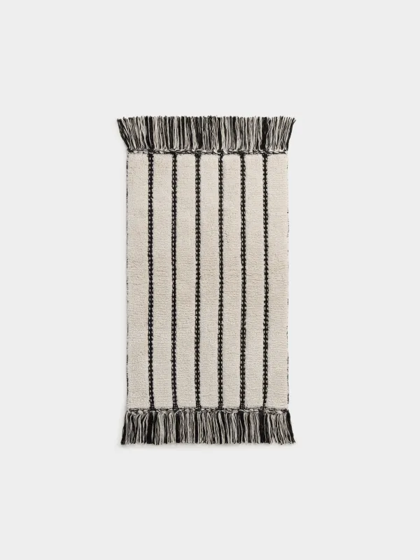 Коврик, 50x80 см, с бахромой, Полосы, Striped, image-0