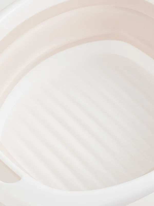 Таз складной, 5 л, ребристое дно, пластик/резина, бежево-розовый, Foldaway, image-5