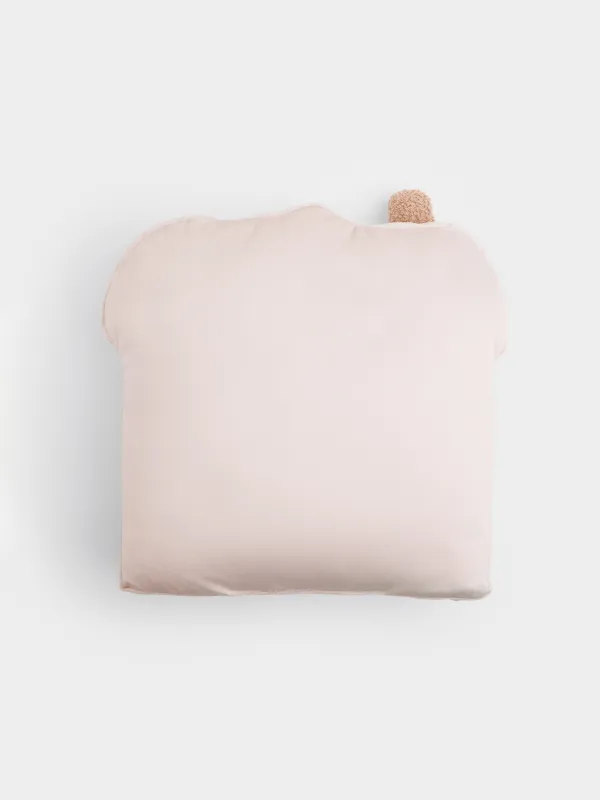 Подушка декоративная, 44х40 см, Дом с бусинами, Velvet, image-1