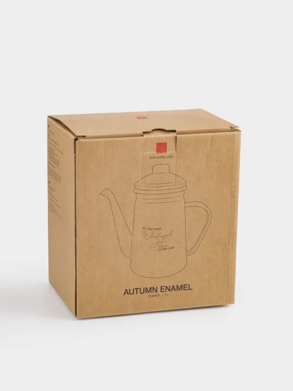 Чайник заварочный, 1 л, Wonderful Time, Autumn enamel, image-7