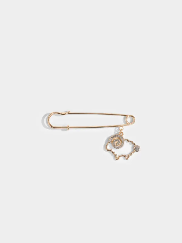 Брошь, Овечка, Jewelry sheep, image-0