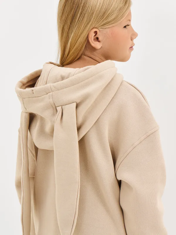 Худи детское, для девочек, бежевое, Abia, image-5