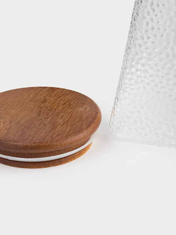 Банка для сыпучих продуктов, 950 мл, Relli wood, image-3