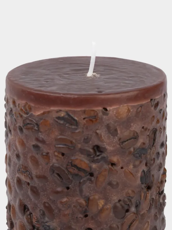 Свеча, 8x10 см, цилиндрическая, Кофе, Coffee candle, image-1