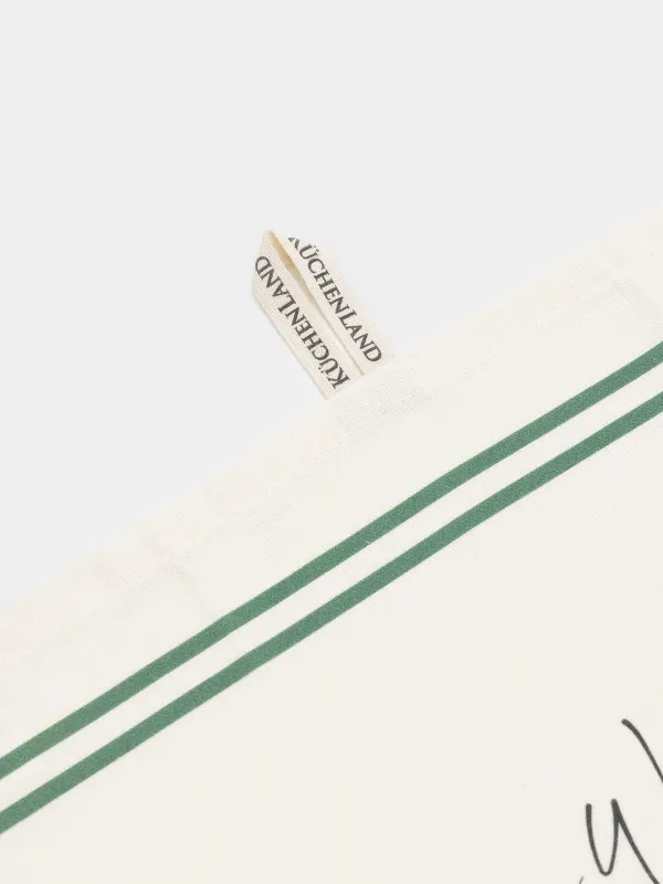 Полотенце кухонное, 40х60 см, хлопок, молочное, Ежи, Hedgehog christmas, image-2