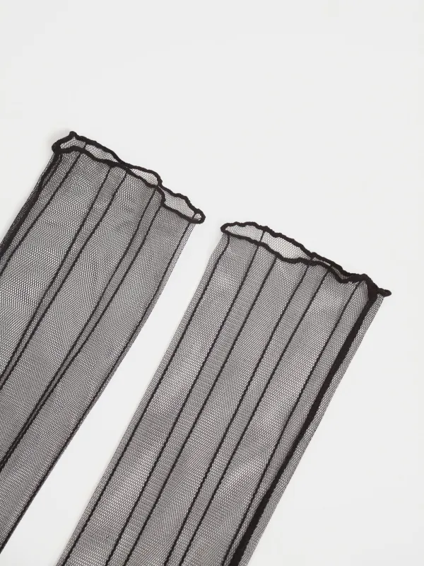 Носки сетчатые, черные, Gridlin, image-3