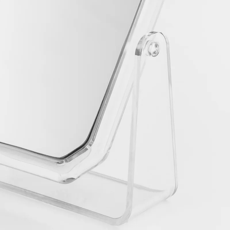 Зеркало настольное, 19x14/15x10 см, двустороннее, пластик, прямоугольное, Messa, image-3