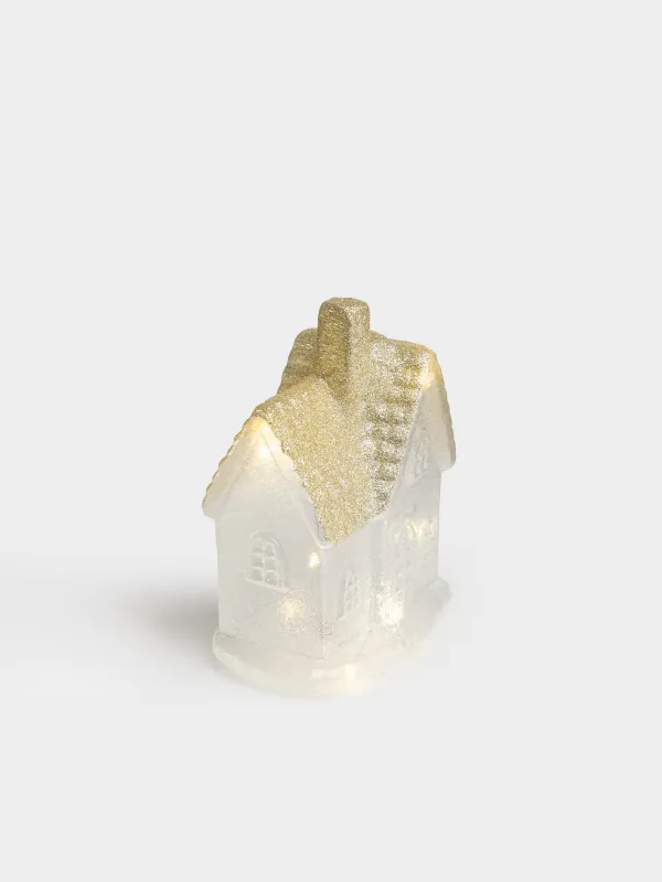 Статуэтка с подсветкой, 14х18 см, Дом, House shape, image-1