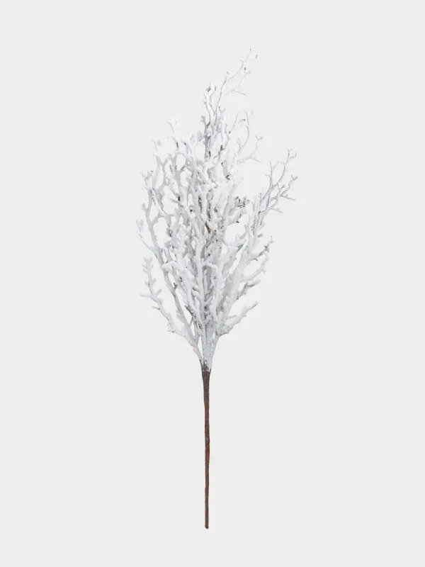 Ветка декоративная, 60 см, полиэстер, Замороженные ветви, Snowy decor, image-0