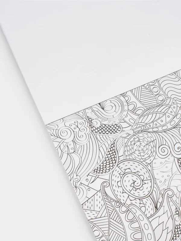 Альбом для раскрашивания, 21х21 см, 24 листа, с блестками, Цветы и Животные, Draw creative, image-4