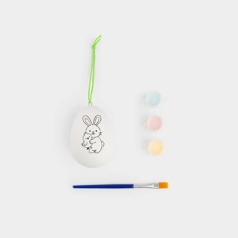 Набор для творчества, 1 пр, гипс, роспись, Пасхальное яйцо с кроликом, Creative