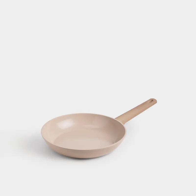 Сковорода, 24 см, с покрытием, алюминий, бежевая, Sincerity