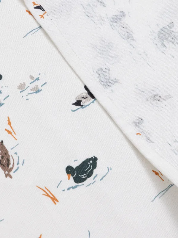 Фартук, молочный, Ducks in pond, image-4