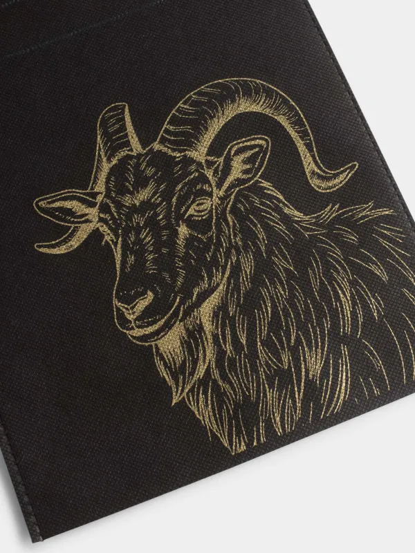 Мешок подарочный, 20х30 см, с завязками, Козел, Ardent goat, image-1