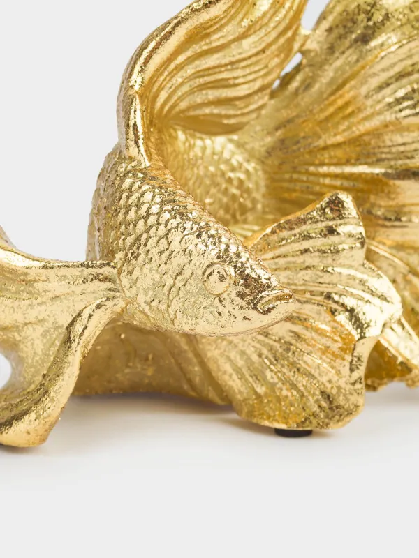 Статуэтка, 8 см, полирезин, золотистая, Рыбка, Goldfish, image-7