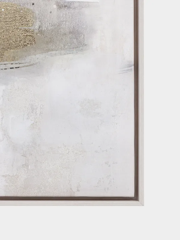 Картина в раме, 62х92 см, холст, серо-черная, Штрихи, Abstract, image-5