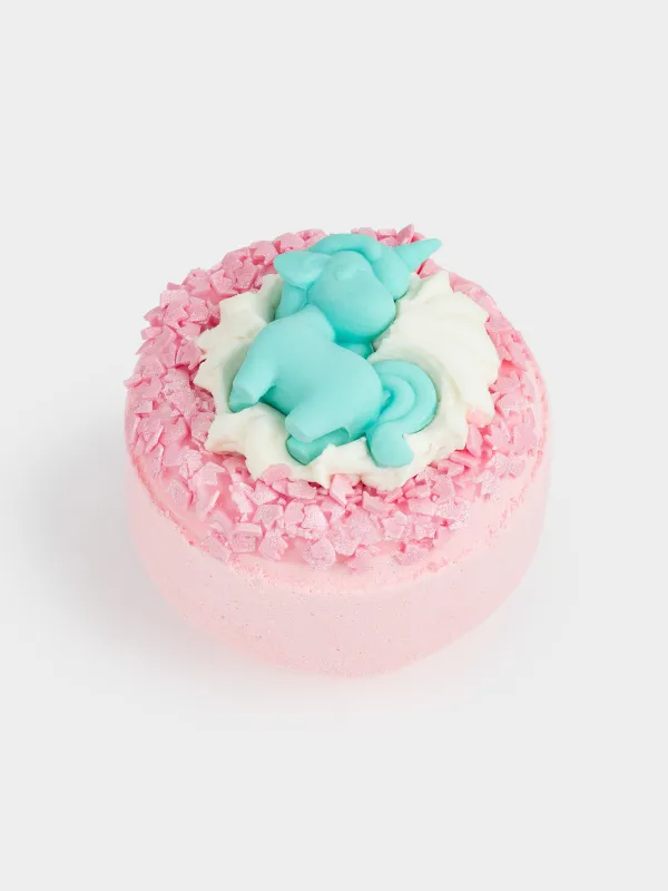 Бомбочка для ванны, с игрушкой, Клубника со сливками, Unicorn, image-2