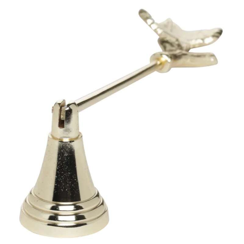 Колпачок для тушения свечей, 28 см, металл, золотистый, Лист, Fantastic gold, image-1