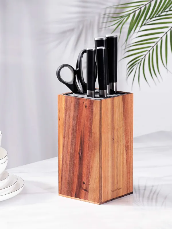 Подставка для ножей, 23 см, универсальная, дерево/пластик, Noble tree, image-5