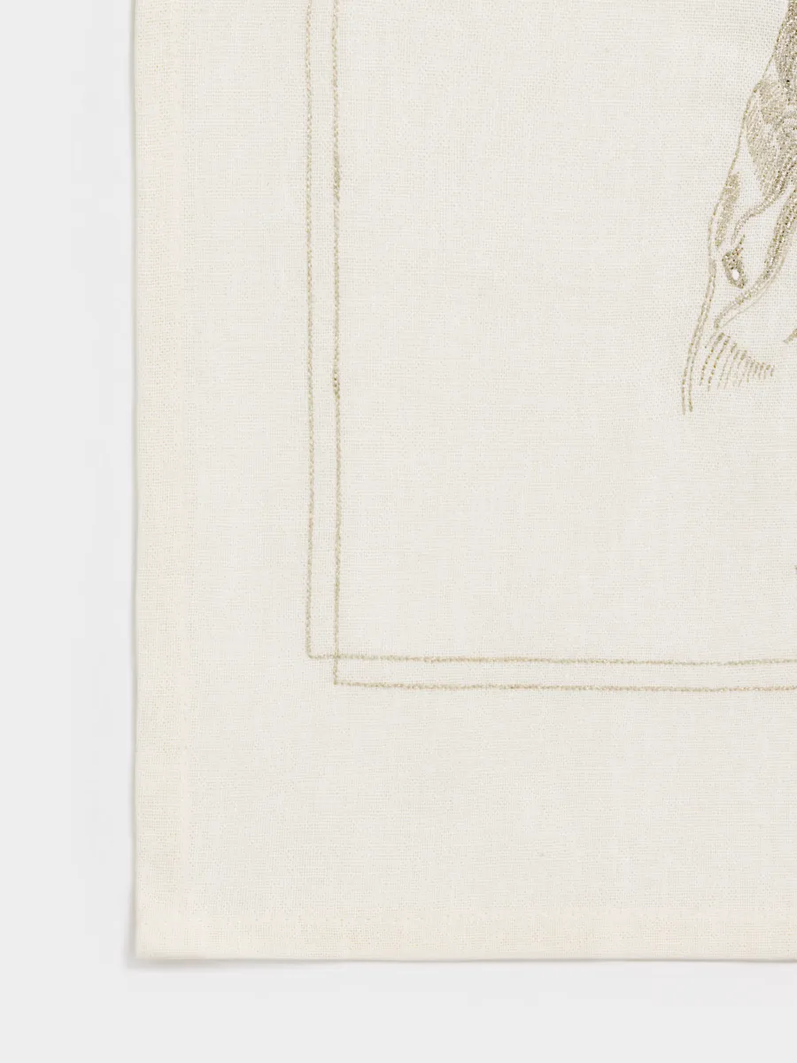 Полотенце кухонное, 40х60 см, 2 шт, хлопок, молочное, Лошадь/Полосы, Horse kitchen, image-4