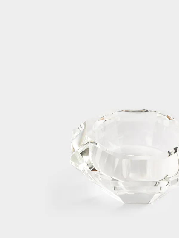 Подсвечник, 7х3 см, для чайной свечи, Бриллиант, Diamond, image-1